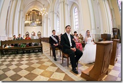 Католическое венчание общий план