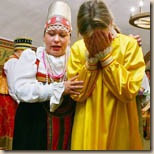 Свадебный обряд в Коломенском