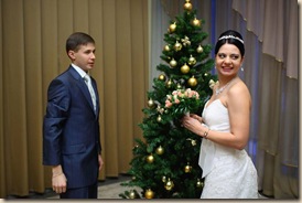 Свадьба в декабре елка